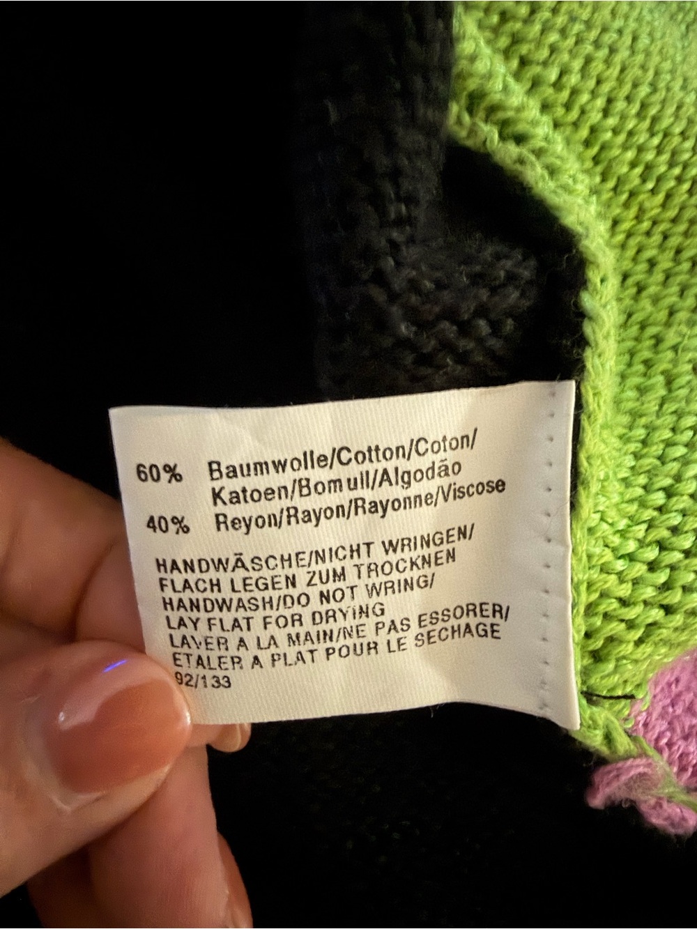 Vintage Betty Barclay Knit Sweater Dress - Picture 5 of 5